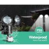 2X 22 LED Solar Powered Dual Light Security Motion Sensor Flood Lamp - Image 4